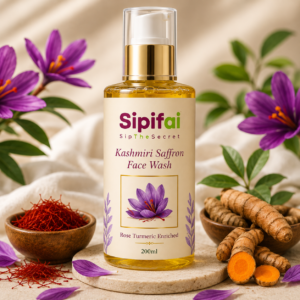 face wash 200 ml (honey & saffron)